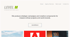 Desktop Screenshot of levelm.com